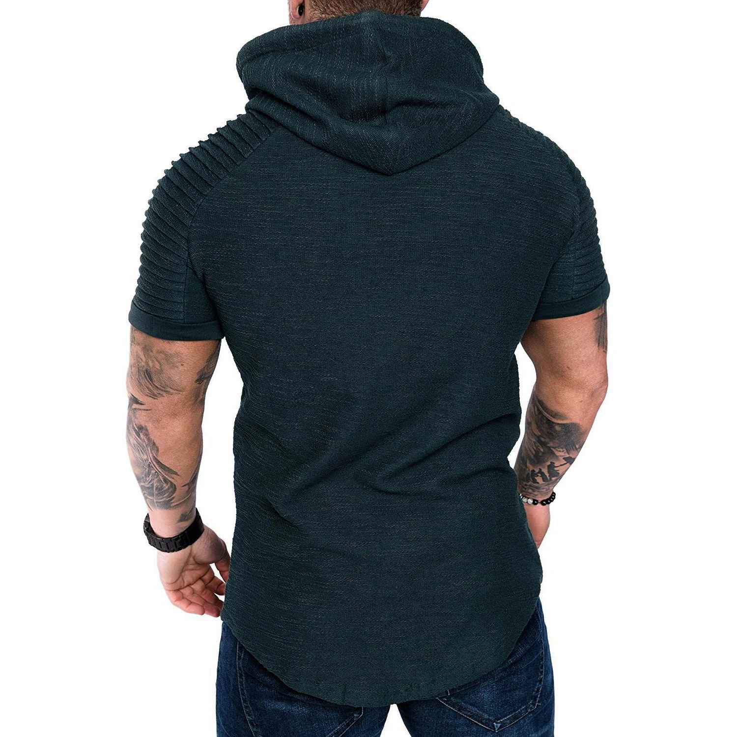 Men’s Short-Sleeve Hoodie