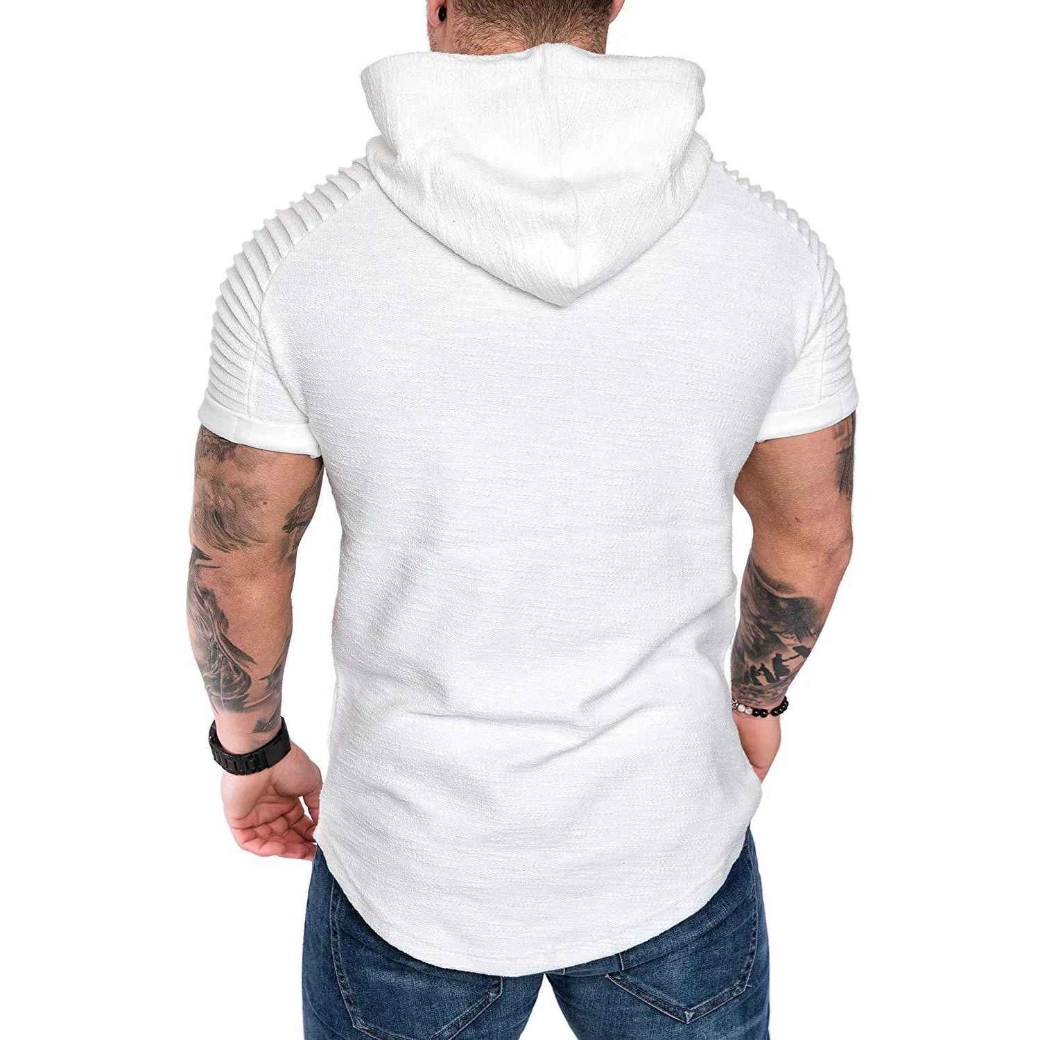 Men’s Short-Sleeve Hoodie