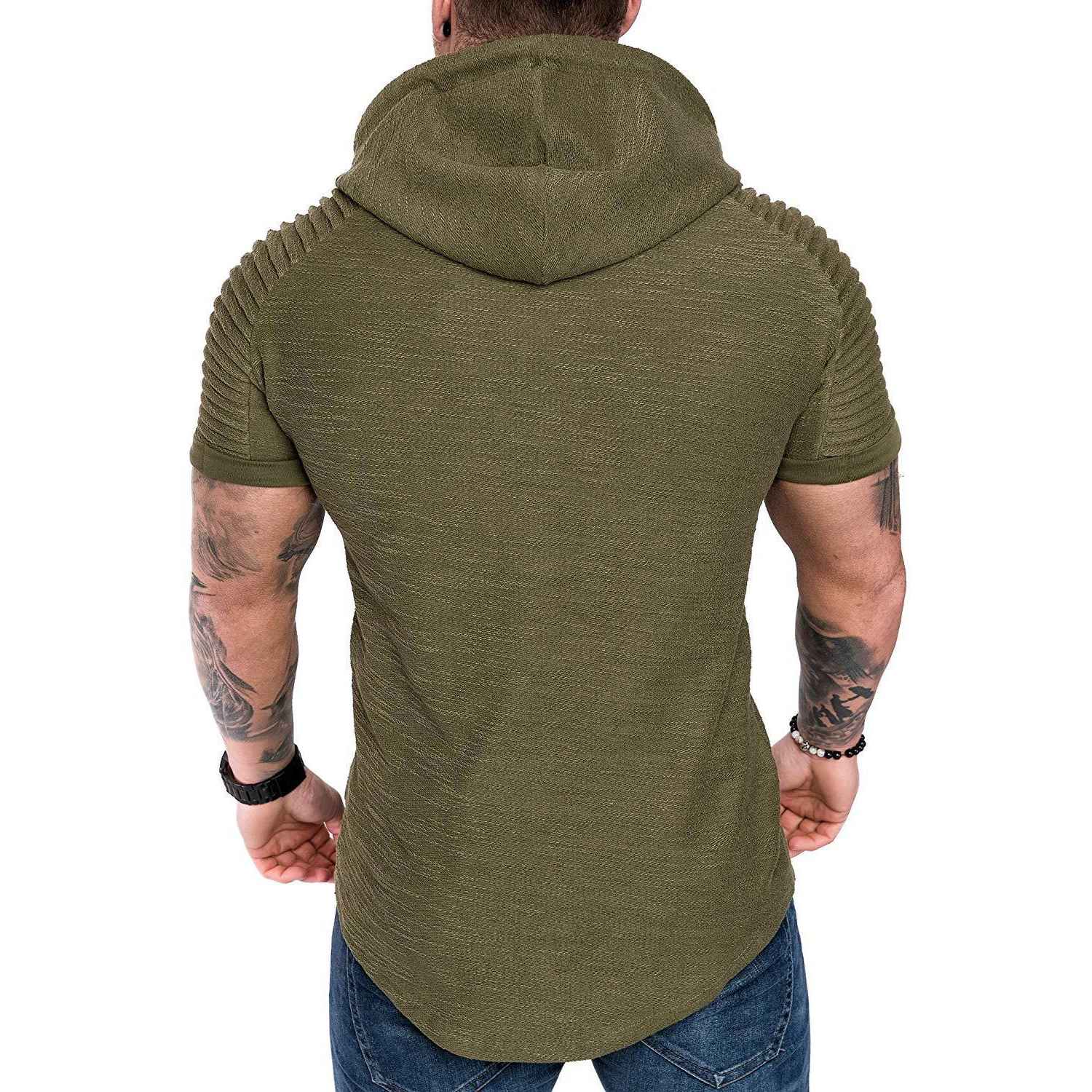 Men’s Short-Sleeve Hoodie