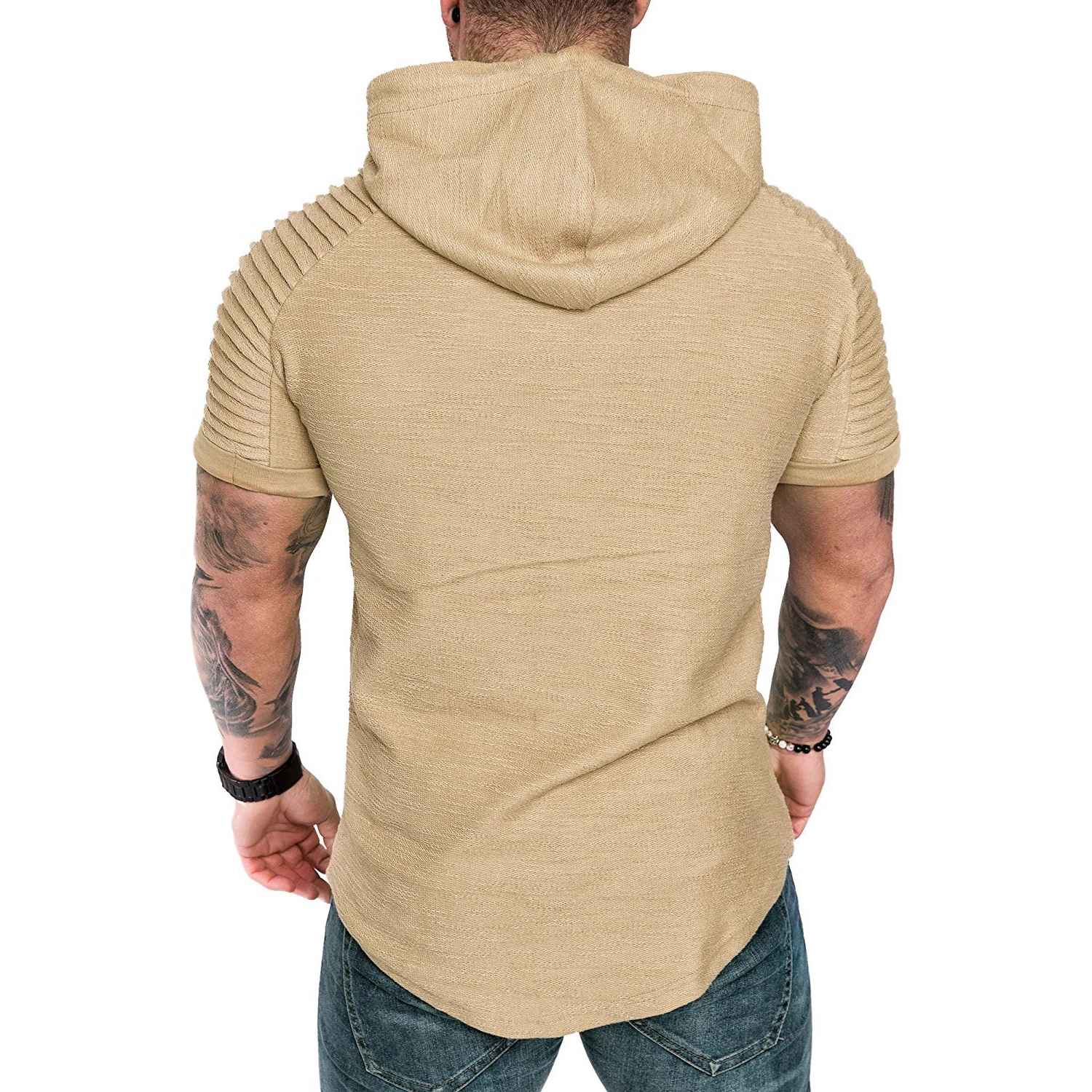 Men’s Short-Sleeve Hoodie