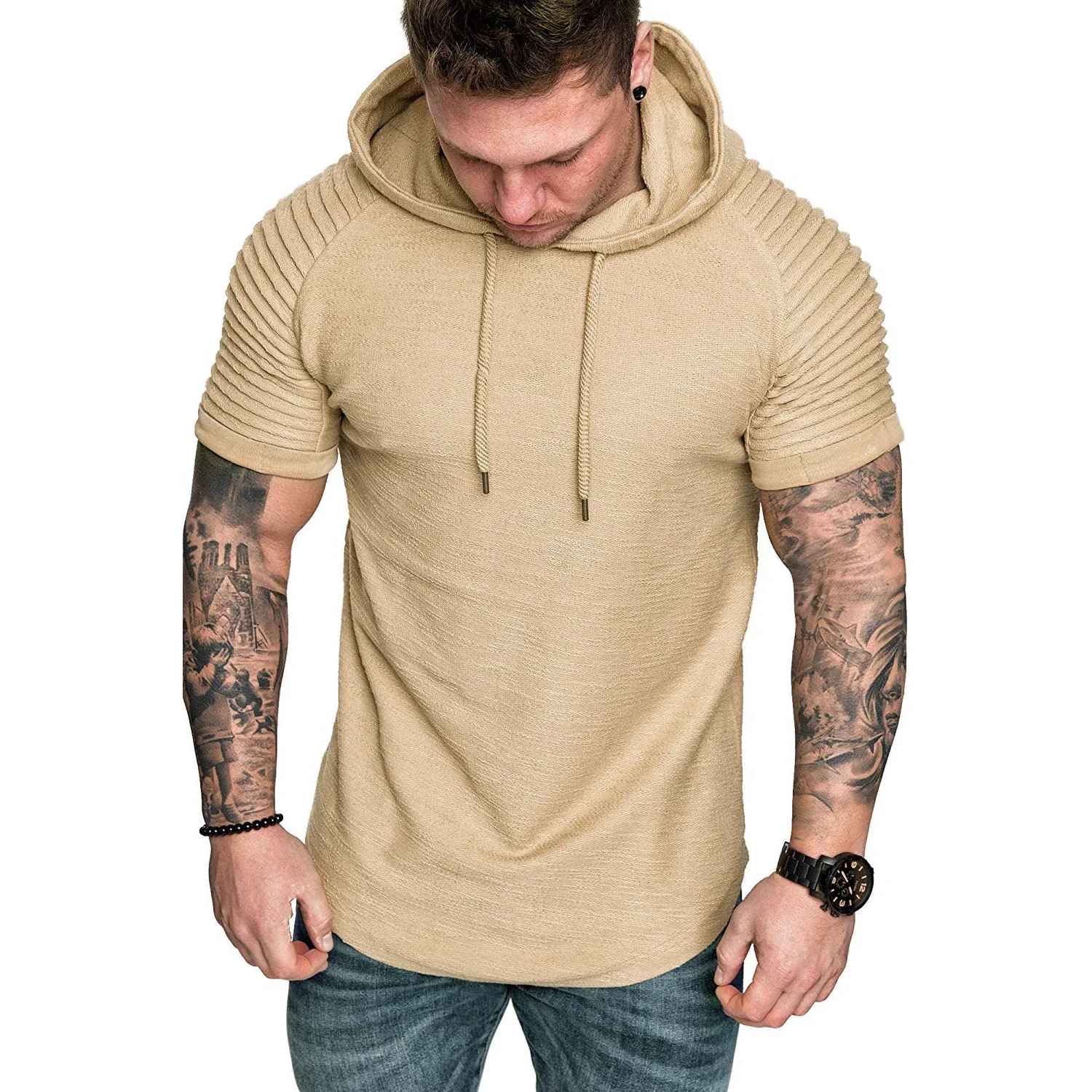 Men’s Short-Sleeve Hoodie