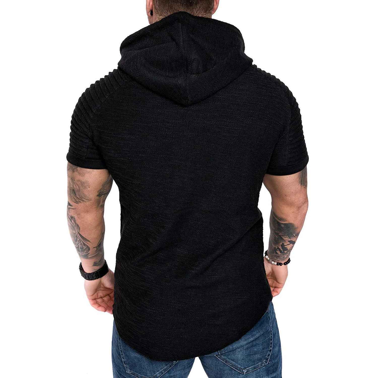 Men’s Short-Sleeve Hoodie