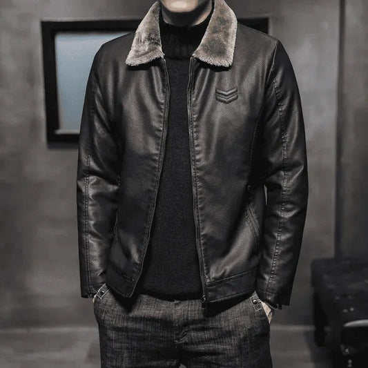 Savern Men’s Leather Jacket